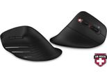 Connect It For Health Mouse Verticale Ergonomico Verti Trimode, Senza Fili, Nero