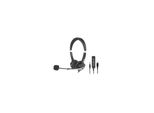 Hamlet HHEADM-CJS Cuffia E Casco Cuffia Cablata Cuffia Per Ufficio/Centrale Decall Usb Tipo C Nero