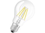 Osram Base Classic A Fil 40 Lampada Led Con Base E27, Lampadina Classica, Confezione Doppia, 4W, 470Lm, 2700K, Luce Bianca Calda, Bassa Generazione Di Calore, Lunga Durata, Basso Consumo Energetico