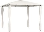 Il Padiglione Living Store Con Coperture Per Pali 3X3X2,6 M Crema 160 G/M²