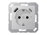 Presa Jung Schuko Con Usb Tipo Ac A1520-15CAAL (A1520-15CAAL)