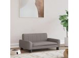 The Living Store Letto Per Cani Taupe 70X45X30 Cm Tessuto