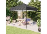 The Living Store Tenda Pieghevole Per Feste Antracite 2X2 M