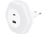 Ledvance Luce Notturna A Led Lunetta Hexagon Usb A&C 3000K Bianco Caldo 4099854090264