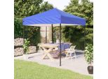 The Living Store Tenda Per Feste Pieghevole Blu 2X2 M