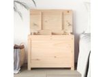 The Living Store Cassapanca 60X32X45,5 Cm In Legno Di Pino Massiccio