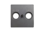 Simon 82 Coperchio Per Presa D'antenna Rd/Tv/Sat Grafite 82097-38