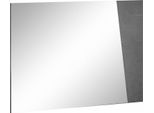 Dmora Specchio Deanna 2X60H Cm Grigio Ardesia, Materiale Struttura In Vetro Italy