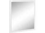 Dmora Specchio Lelia 2X60H Cm Bianco Bianco Lucido, Materiale Struttura In Vetro Italy