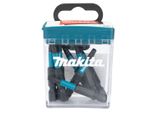 Set Di Punte A Percussione T20 Da 50 Mm Con Scatola Flip Top, Makita E-12429, Set Da 10 Pezzi, Uso Professionale, Alta Resistenza E Precisione, Colore Nero