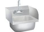 The Living Store Lavamano Gastro Con Rubinetto In Acciaio Inox