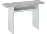 Dmora Tavolo Allungabile Arila 35X120X77H Cm Bianco, Allungabile 4 Posti