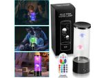 Tolletour Led Meduse Luci Notturne Decorative Rgb Luce D'atmosfera Acquario Lava Lampada Colorata Artificiale