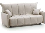 Talamo Italia Divano Letto 3 Posti Ardis 90X190 Cm Nero, Sfoderabile Rete Letto Elettrosaldata, Materasso Indeformabile Italy