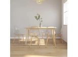 The Living Store Sedie Da Pranzo 6 Pz. Pet Trasparente