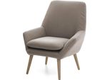 Talamo Italia Poltrona Anido Grigio Tortora, Braccioli Peso Supportato 200 Kg Italy