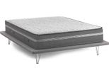 Talamo Italia Materasso Piazza E Mezza Arial 120X190X32H Cm Grigio, Sfoderabile Grado Rigidità 3/5 Italy