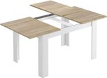 Dmora Tavolo Allungabile Abudula 90X190X78H Cm Bianco, Allungabile 8 Posti