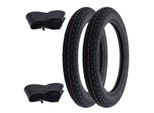Set Di Pneumatici Per Moto D'epoca Heidenau K34 Con Camere D'aria 3.25-18 52S Tt Anteriore + Heidenau K34 3.50-18 62S Tt Posteriore