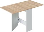 Dmora Tavolo Allungabile Arid 77X31X78H Cm Bianco, 4 Posti Allungabile