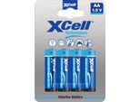 Xcell Batterie Performance Alkaline LR6 Mignon Aa 4St.