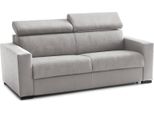 Talamo Italia Divano Letto 3 Posti Action 95X220 Cm Nero, Sfoderabile Contenitore Italy
