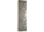Dmora Armadio Multiuso 1 Anta Abuela 30X182H Cm Marrone Olmo, Un'anta 8 Vani Italy