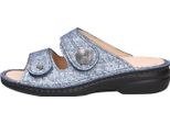Finn Comfort Sansibar Strada Jeans - Mulo Da Donna In Blu, Taglia 40