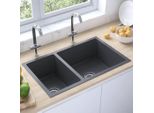 The Living Store Lavello Da Cucina Nero In Acciaio Inox