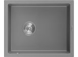 Mexen Pedro Lavello In Granito 1-Vasca 560 X 460 Mm, Grigio, Sifone Cromato - 6508561000-71