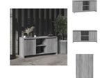 Vidaxl Mobile Tv Grigio Rovere Sonoma 102X37,5X52,5 Cm Materiale A Base Di Legno - Mobili Tv