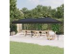 The Living Store Tenda Pieghevole Per Feste Antracite 3X6 M