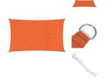 Vidaxl Tenda Da Sole 160 G/M² Arancione 2X5 M Hdpe - Ombrelloni E Tende Da Sole
