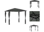 Vidaxl Padiglione Con Pali 3X3X2,6 M Antracite 160 G/M² - Padiglioni E Tende Per Feste