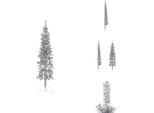 Vidaxl Supporto Per Mezzo Albero Di Natale Artificiale Slim Silver 150 Cm - Alberi Di Natale