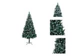 Vidaxl Albero Di Natale Artificiale Con Pigne E Neve 210 Cm - Alberi Di Natale