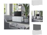 Mobile Tv Vidaxl Bianco 80X34X36 Cm In Legno - Mobili Tv