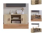 Mobile Tv Vidaxl Rovere Sonoma 100X35X40 Cm Materiale A Base Di Legno - Mobili Tv