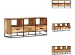 Mobile Tv Vidaxl 110X30X45 Cm In Legno Massiccio Di Acacia - Mobili Tv