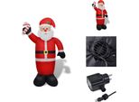 Vidaxl Babbo Natale Gonfiabile 240 Cm - Luci Di Natale