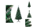 Vidaxl Albero Di Natale Artificiale Verde Pizzo Iridescente 210 Cm Pvc - Alberi Di Natale