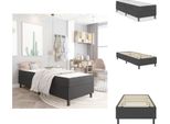 Vidaxl Struttura Letto Boxspring In Tessuto Grigio 100X200 Cm - Letti E Strutture Letto