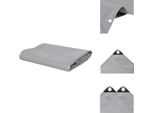 Telone Vidaxl 650 G/M² 4X7 M Grigio - Teloni