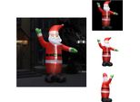 Vidaxl Led Babbo Natale Gonfiabile Con Led Decorazione Natalizia IP44 3 M - Luci Di Natale