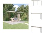 Vidaxl Pavilion Bianco 4X4 M 180 G/M² Tessuto E Acciaio - Padiglioni E Tende Per Feste