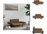 Vidaxl Letto Per Cani Marrone 70X45X28 Cm In Tessuto - Letti Per Cani