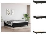 Vidaxl Letto A Molle Insacchettate Nero 160X200 Cm Tessuto - Letti E Strutture Letto