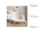 Vidaxl Letto A Pallet 90X200 Cm In Pino Massiccio - Letti E Strutture Letto