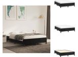 Vidaxl Struttura Letto Nera 140X190 Cm In Velluto - Letti E Strutture Letto