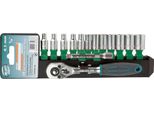 BrÜDer Mannesmann M29114 BrÜDer Mannesmann Set Di Chiavi A Bussola 1/4", 14 Pezzi"